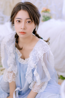 女式泳衣半遮副乳薄款比基尼